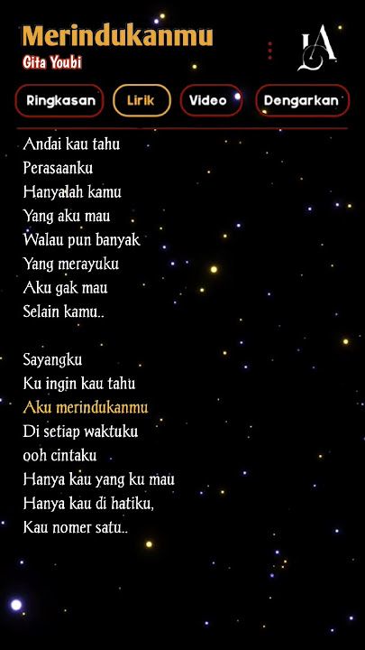 Lirik Lagu Merindukan Mu || Gita Youbi|| Viral Tiktok Terbaru 2025 #fypシ゚ #liriklagu #gitayoubi