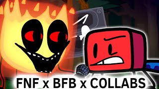 FNF x BFB X COLLABS Concept | Vs F i e r y | Extinguished Fire