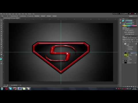 xD Tutorial -  Photoshop Tutorial׃ Part 2   Create a Powerful, Custom, SuperHero Emblem Logo