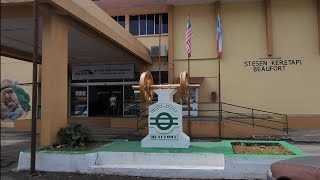 Train from Stesen Keretapi Beaufort to Sembulan Railway Station Kota Kinabalu Sabah