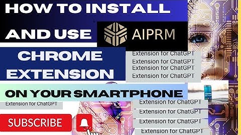 How to install and Use the AIPRM for ChatGpt chrome extension on your smartphone|2023. #Chatgpt #kdp