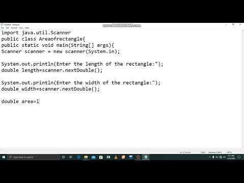 How to print The Area of the Rectangle in Java by Herbert Solver