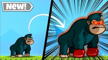 Wild Champion Gorilla Max level upgrade - Lumber Whack Defend the wild Gameplay