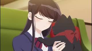 komi-san play with cat ` komi-san wa komyushou desu season 2 episode 2 subtitle Indonesia
