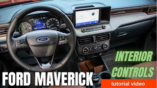 Ford Maverick – Full Display & Controls Tutorial 2022-24