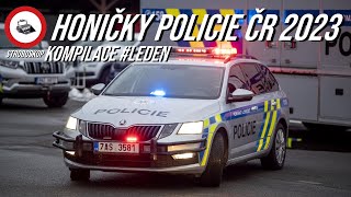 Honičky Policie ČR 2023 | Kompilace - leden