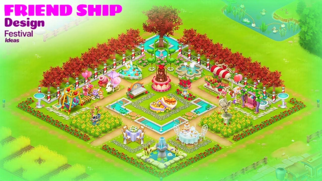 Friend Ship design Festival ideas in Hay Day 