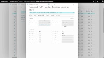 Setting up Exchange Rate Services - Microsoft Dynamics 365 Business Central