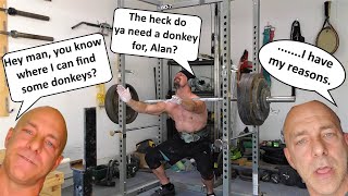 400lbs Zombie Front Squat || 11.5 Second 100m Sprint???