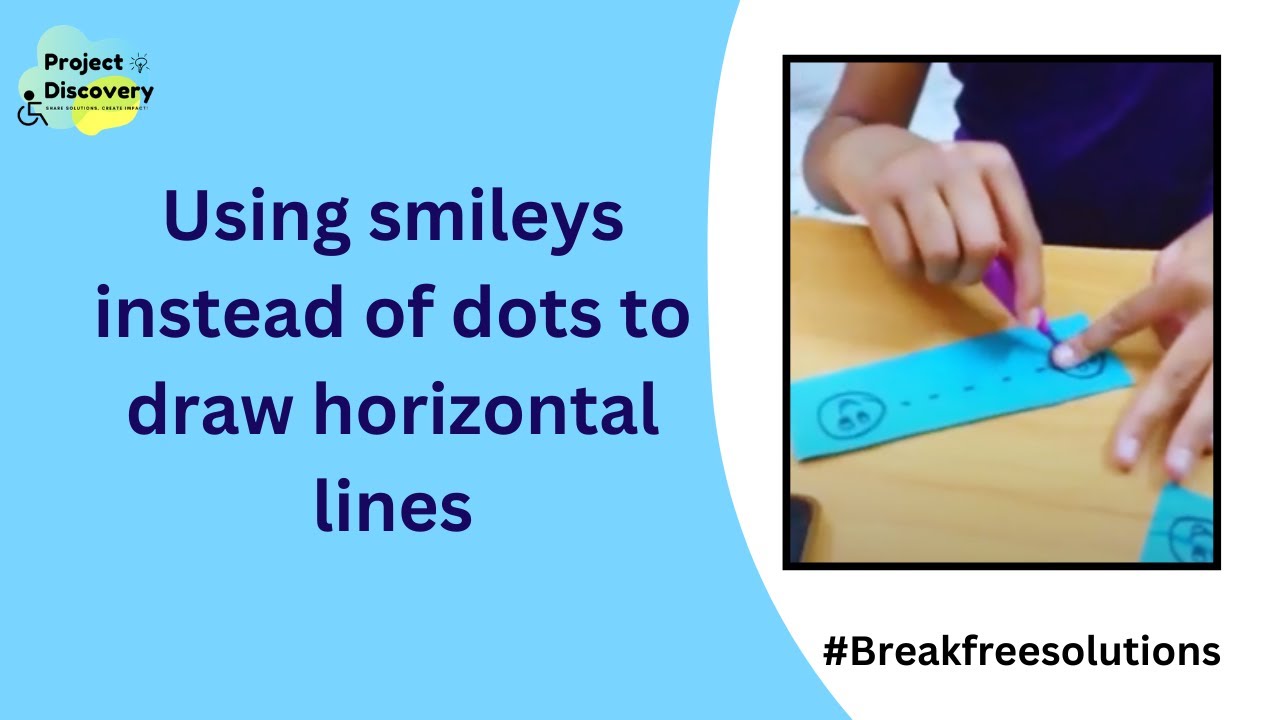 Using smileys instead of dots to draw horizontal lines| Break Free Solutions