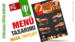 Menü Tasarımı Nasıl Yapılır - Corel Draw Dersleri