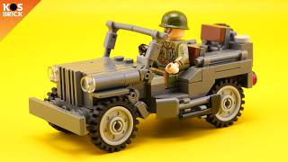 Lego WW2 Willys Jeep ver.1 (Tutorial)