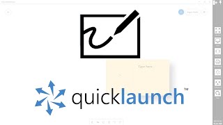 Using MS Whiteboard with Quicklaunch