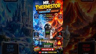 Mr. Thermistor 🌡️⚛️ | Temperature بڑھنے پر Resistance کیوں بدلتی ہے؟