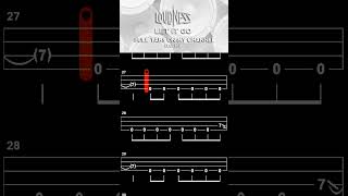LET IT GO / LOUDNESS【BASS TAB】 #shorts #basstabs #loudness