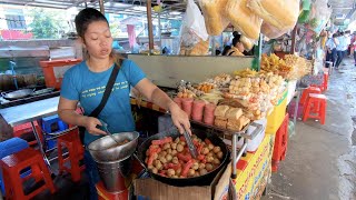 Meatball Combination start from $0.12! Popular for Young Students and Workers! Cambodia Street Food
