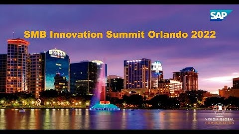 SAP SMB Innovation Summit Orlando 2022