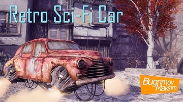 Retro Sci-Fi Car UE4