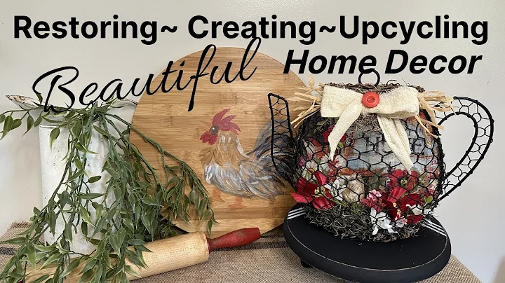 Using Items From My Stash For A Trash To Treasure, Thrift Flip & Adorable DIY Decor