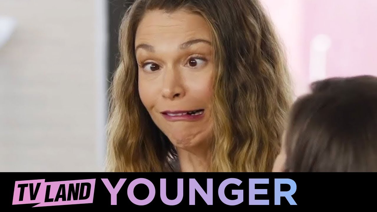 peter hermann twitter The Gift of Maggie | Younger Outtakes (Season 4) | TV Land