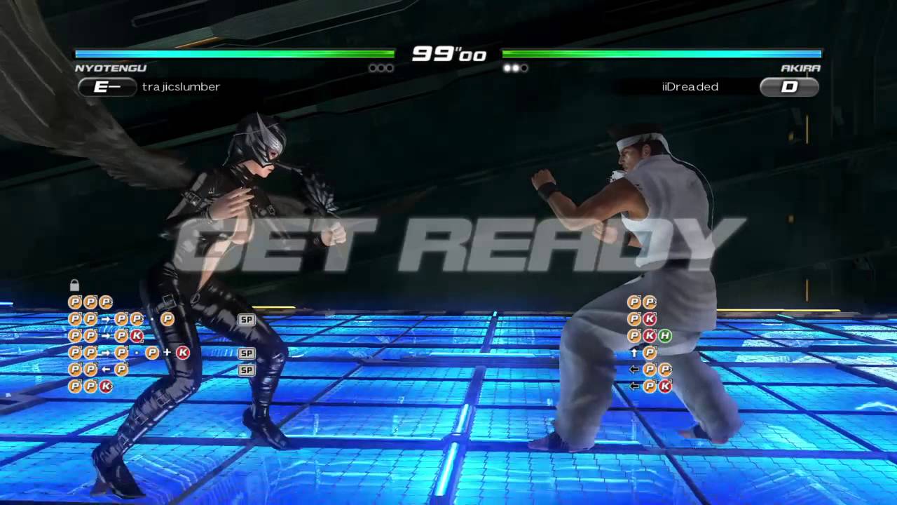 DEAD OR ALIVE 5 Last Round Akira (Dread) Vs Nyotengu