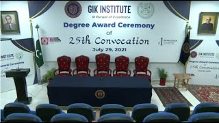 GIK Institute Degree Award Ceremony of 25th Convocation