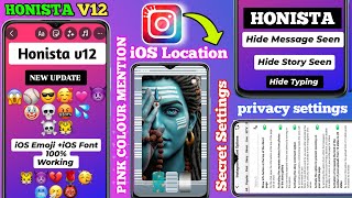 Honista v12 New Features 🔥| Honista iPhone Emojis & Fonts | Honista v12 New Theme & Ui