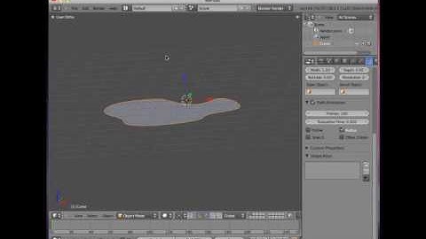 BLENDER COURSE - BEZIER CURVE AND CIRCLES HANDLES