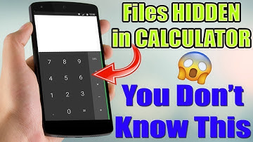 How to HIDE your SECRET FILES in CALCULATOR! 😱 Android tricks 2018