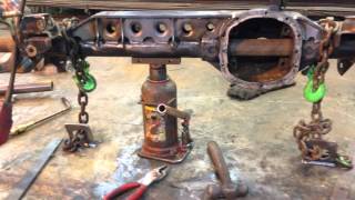 Artec Industries dana 30 truss, how to straighten after install.