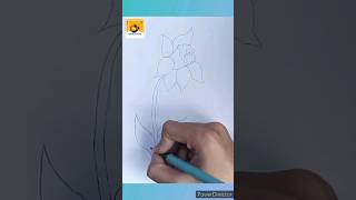 how to draw Daffodil flowers #daffodil #daffodilflowers #shorts