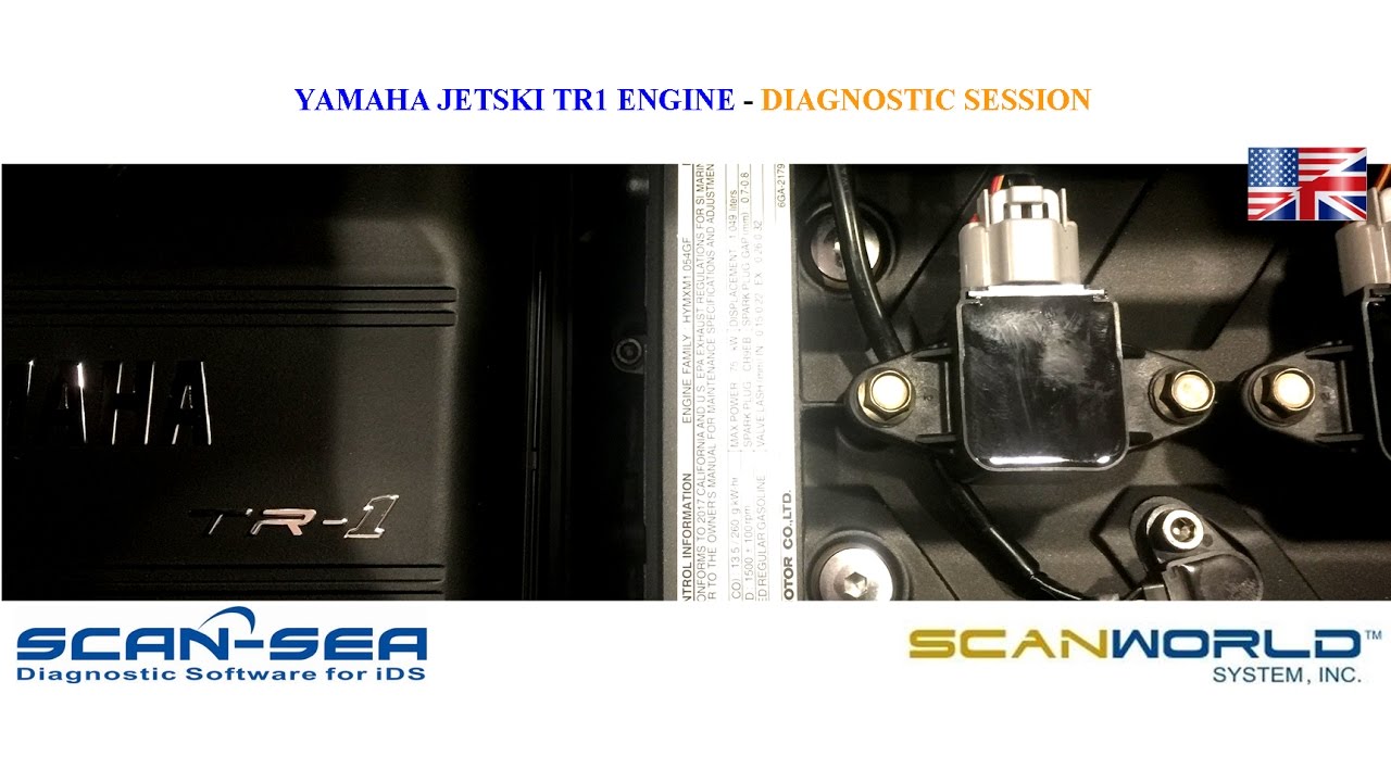 Diagnostic Yamaha Waverunner TR1 ENGINE 2016 ScanSea V14.70 YouTube