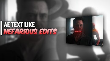 TEXT LIKE @NefariousEditz  ON AFTER MOTION Z | FREE PRESET + XML