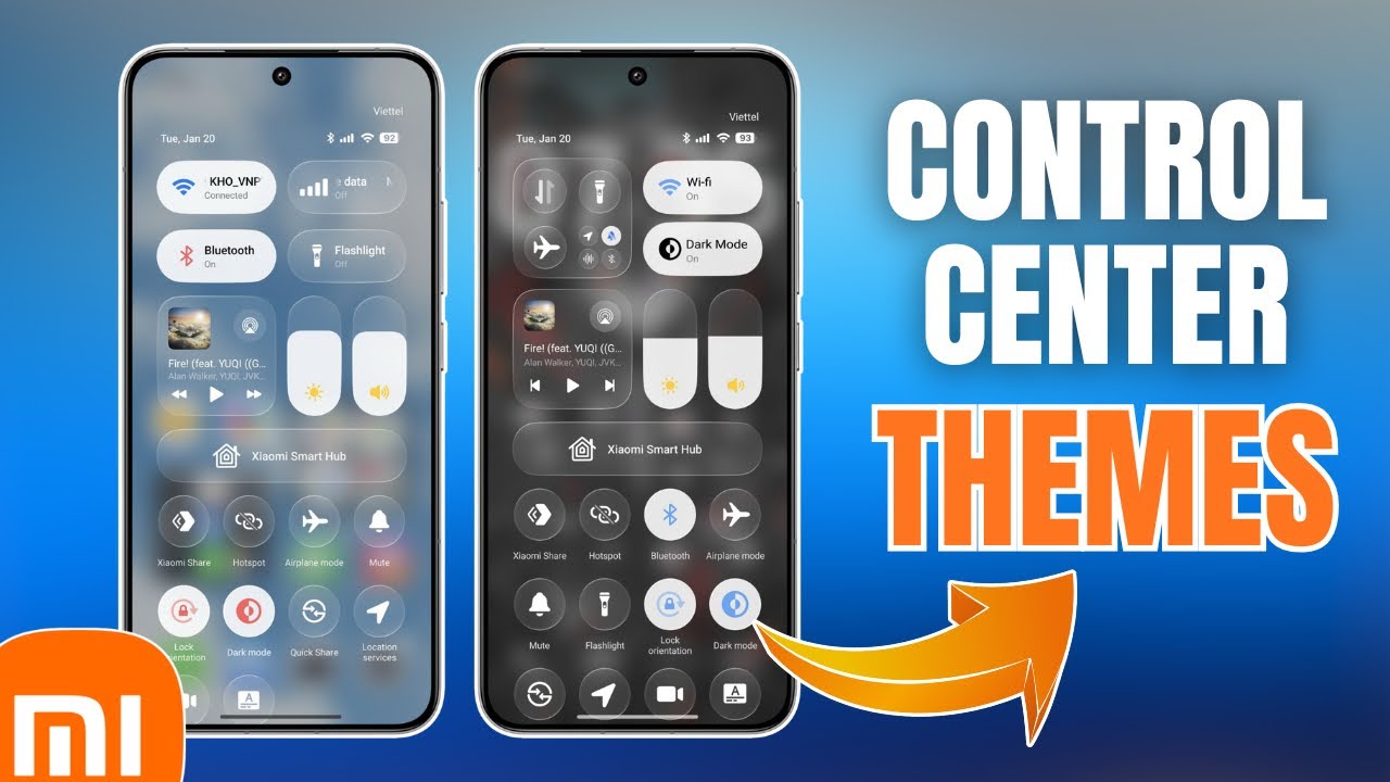 Control Center Theme Xiaomi Global - iOS Style And More… - YouTube