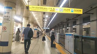 《乗り換え》高田馬場駅、JR山手線からメトロ東西線へ。 Takadanobaba