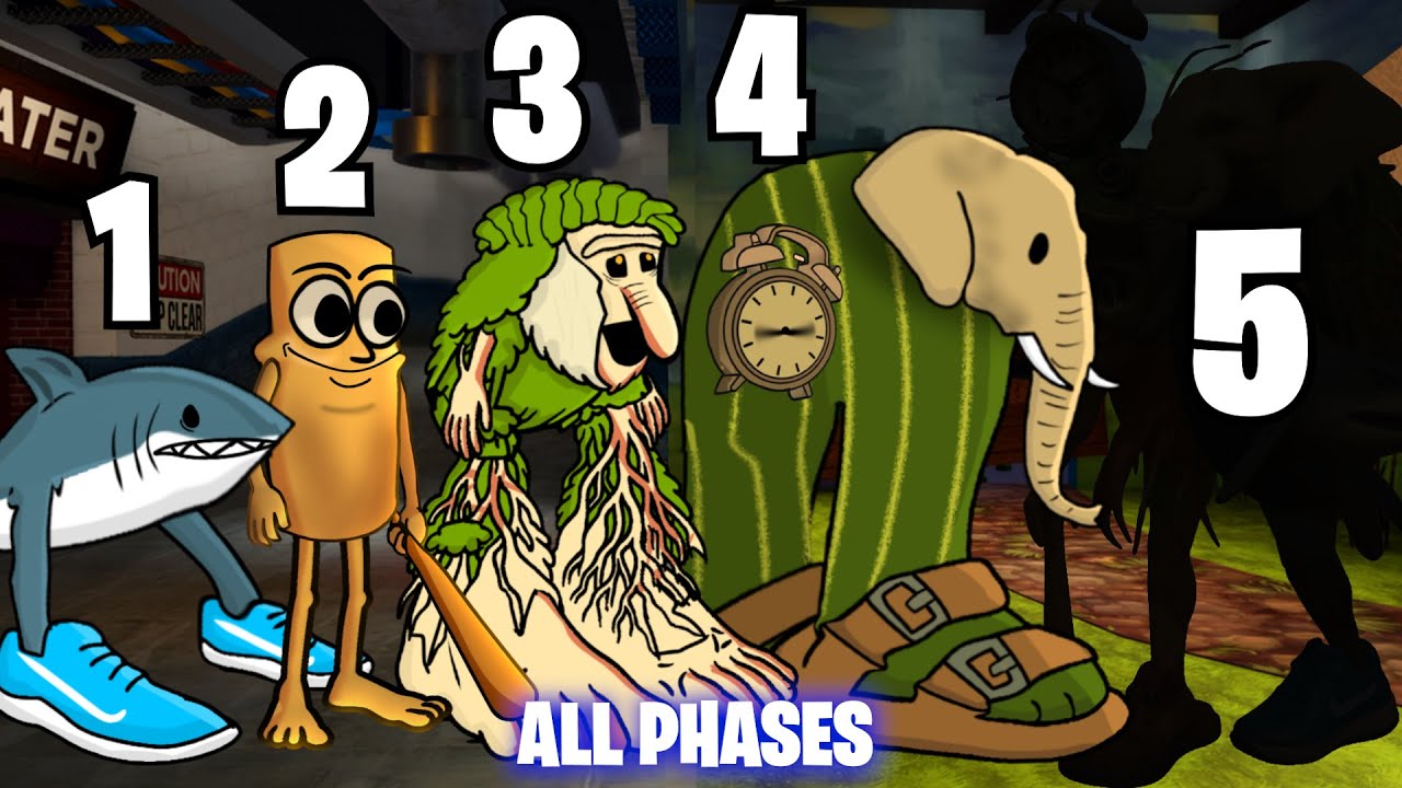 ITALIAN BRAINROT ALL PHASES - Friday Night Funkin' (Italian Brainrot Animals)