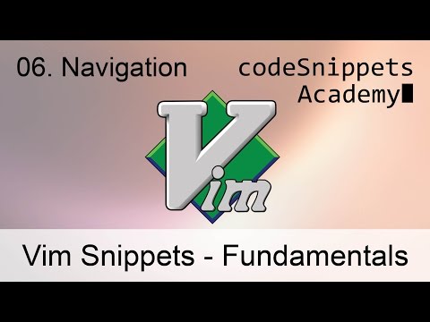 Vim Tutorial 06. Navigating large files: gg, G, ctrl+b, ctrl+f, ctrl+d, ctrl+u, z