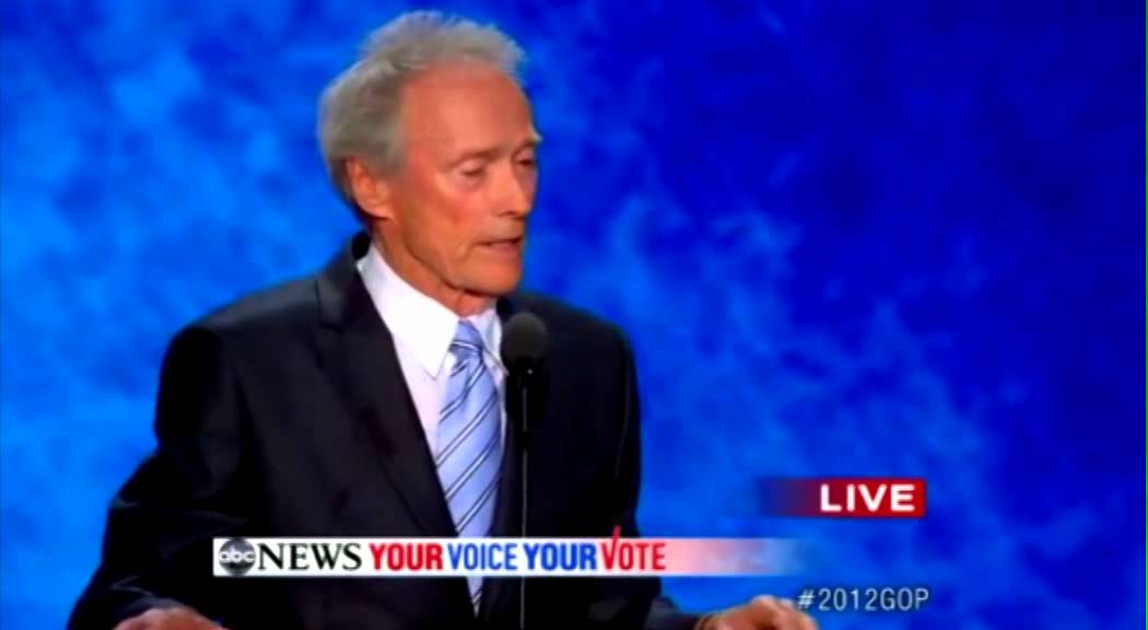 Clint Eastwood Empty Chairs Obama Youtube