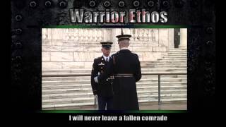 Warrior Ethos "I Will Never Leave a Fallen Comrade"
