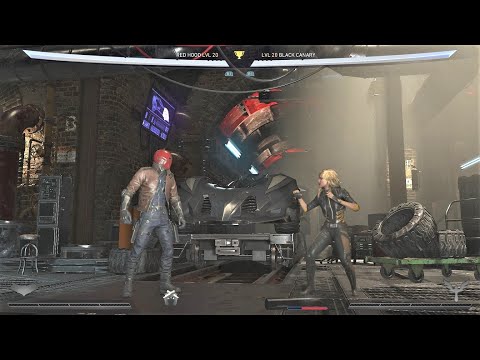 Red Hood vs Black Canary (Hardest AI) - Injustice 2