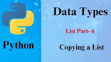 List Data Type in Python Part -6 |Copying a List in Python (ENG) | Prof.Antony Vijay