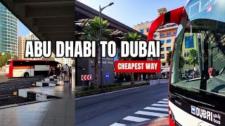 Abu Dhabi to Dubai by bus | (CHEAPEST WAY) | How to reach Dubai. | iamsajaved | #dubai
