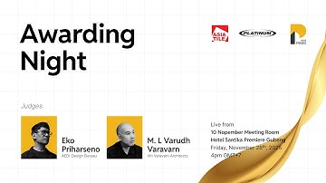 Awarding Night Platinum Architectural Design Competition 2025