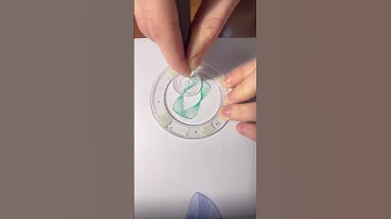 How many rotations did the pen make in total? #shorts #art #spirograph #spirography #2024 #drawing