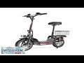 HEZZO 48V 500W 15Ah T3 Electric Scooter Seat Basket Powerful 20Mph Review HEZZO 48V 500W 15Ah T3 Electric Scooter Seat Basket Powerful 20Mph Review