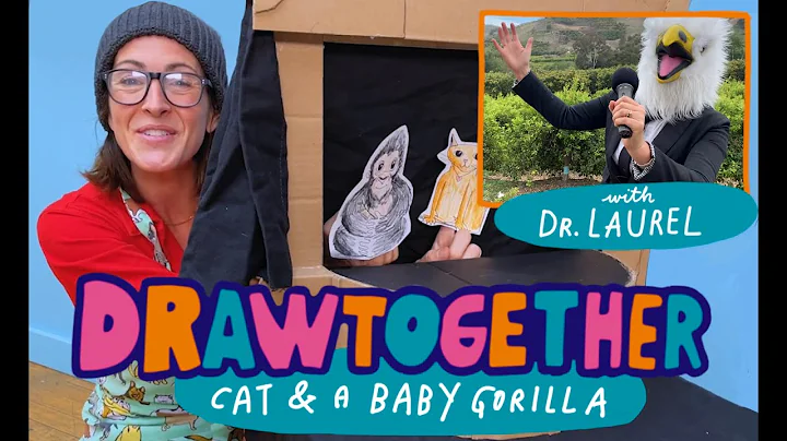 DrawTogether Cat & Baby Gorilla: Unlikely Animal F...