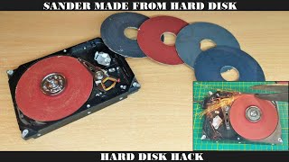 how to make mini filing, grinding machine with old hard disk