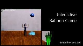 Interactive balloon game prototype