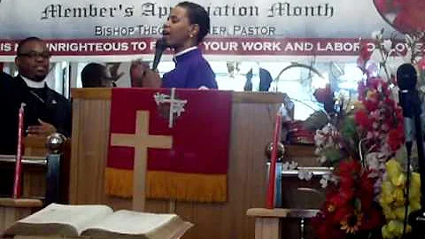 Bishop Stephanie Riddle - Green preaching part 1