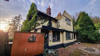 The Owners Couldn't Return - We Found An ABANDONED Pub Partly destroyed!